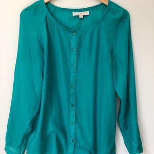 🔹NWOT LOFT lightweight blouse